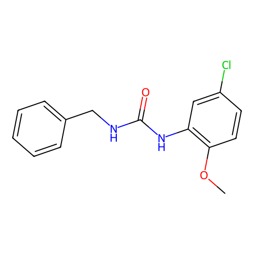 1-Benzyl-3-(5-chloro-2-methoxyphenyl)urea structure