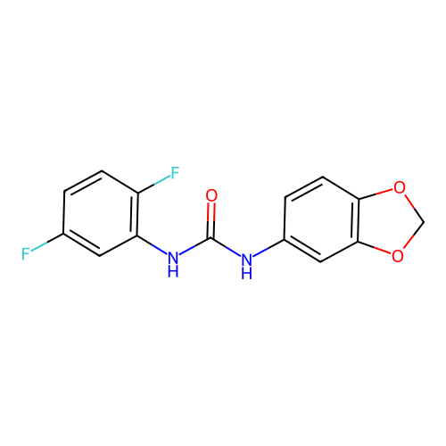 1-(1,3-Benzodioxol-5-yl)-3-(2,5-difluorophenyl)urea structure