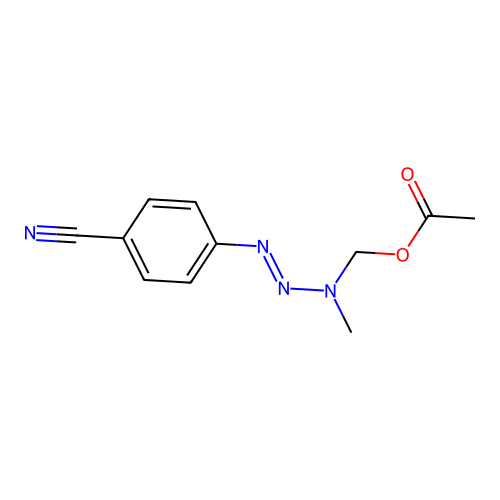 [[(4-Cyanophenyl)diazenyl]-methylamino]methyl acetate structure