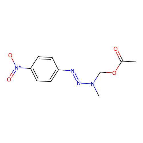 [Methyl-[(4-nitrophenyl)diazenyl]amino]methyl acetate structure