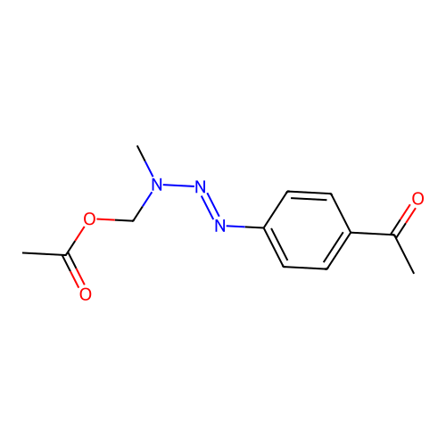 [[(4-Acetylphenyl)diazenyl]-methylamino]methyl acetate structure