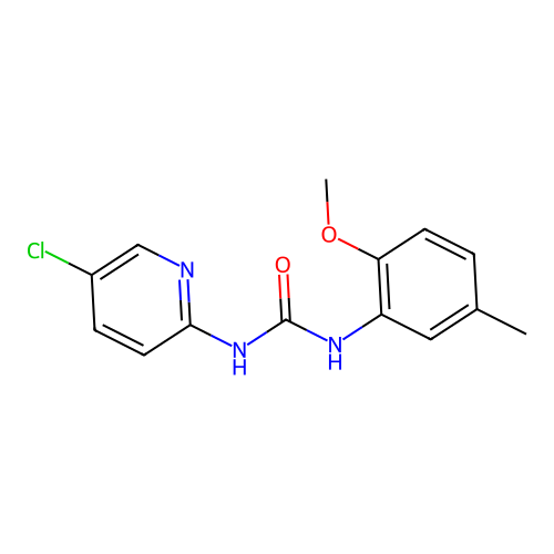 1-(5-Chloropyridin-2-yl)-3-(2-methoxy-5-methylphenyl)urea structure
