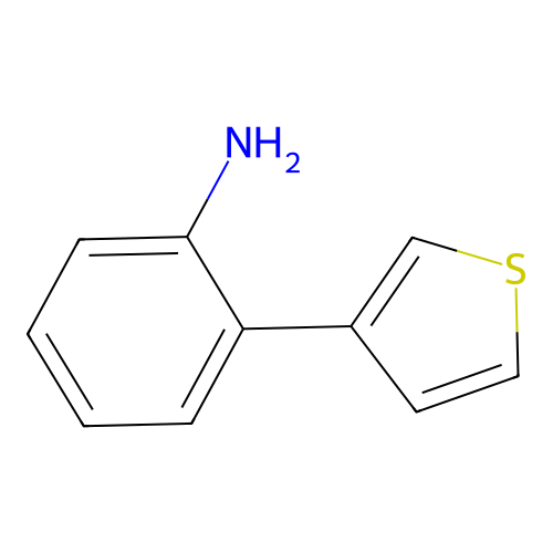 2-(Thiophen-3-yl)aniline structure