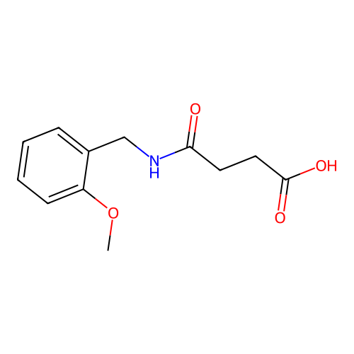 4-[(2-Methoxyphenyl)methylamino]-4-oxobutanoic acid structure