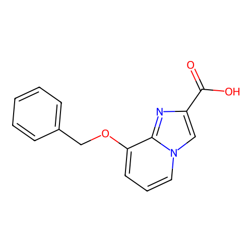 8-(Benzyloxy)imidazo[1,2-a]pyridine-2-carboxylic acid structure