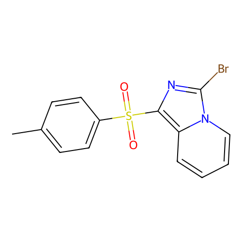 3-Bromo-1-(toluene-4-sulfonyl)-imidazo[1,5-A]pyridine structure