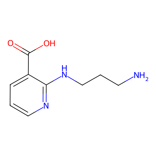2-(3-Amino-propylamino)-nicotinic acid structure