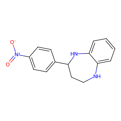 2-(4-Nitrophenyl)-2,3,4,5-tetrahydro-1H-1,5-benzodiazepine structure