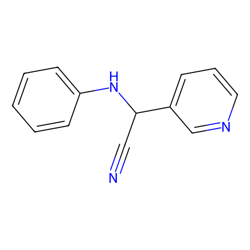 Phenylaminopyridin-3-ylacetonitrile structure