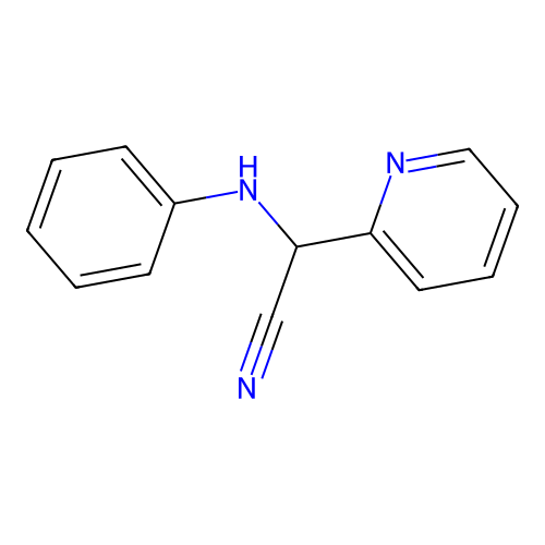 Phenylamino-pyridin-2-yl-acetonitrile structure