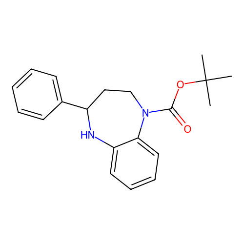 tert-Butyl 4-phenyl-2,3,4,5-tetrahydro-1H-1,5-benzodiazepine-1-carboxylate structure