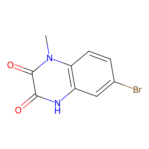 6-Bromo-1-methyl-1,2,3,4-tetrahydroquinoxaline-2,3-dione structure