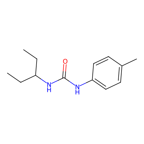 1-(4-Methylphenyl)-3-pentan-3-ylurea structure