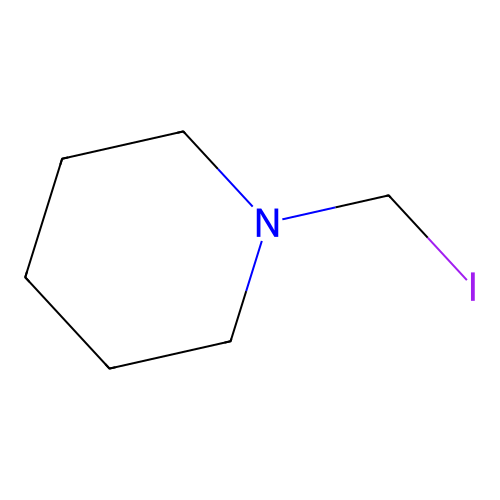 1-(Iodomethyl)piperidine structure