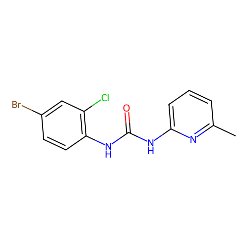 1-(4-Bromo-2-chlorophenyl)-3-(6-methylpyridin-2-yl)urea structure