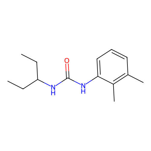 1-(2,3-Dimethylphenyl)-3-pentan-3-ylurea structure