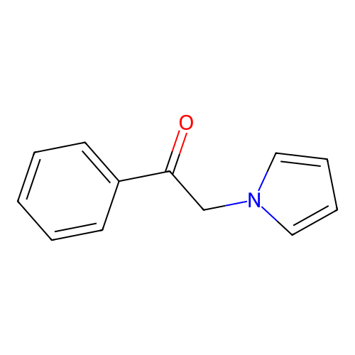 Ethanone, 1-phenyl-2-(1H-pyrrol-1-yl)- structure