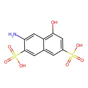2,7-萘二磺酸3-氨基-5-羟基 structure