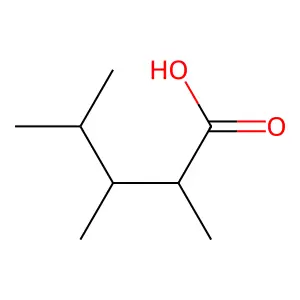2,3,4-三甲基戊酸 structure