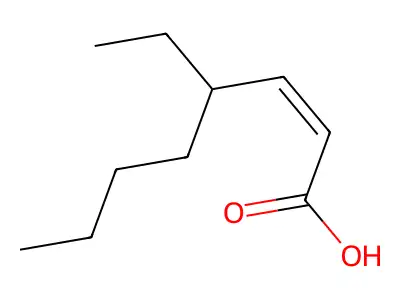 4-乙基辛-2-烯酸 structure