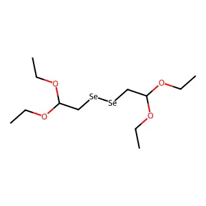 Bis(2,2-diethoxyethyl) diselenide structure