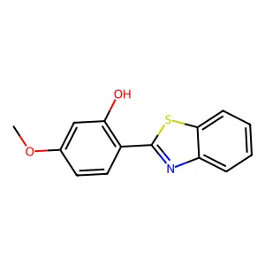2-(2-Benzothiazolyl)-5-methoxyphenol structure