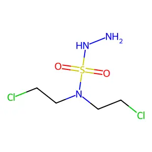 Hydrazinesulfonamide, N,N-bis(2-chloroethyl)- structure