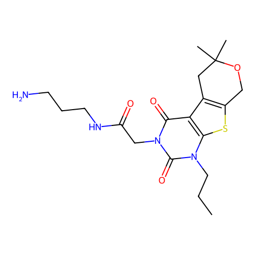 C19H28N4O4S structure