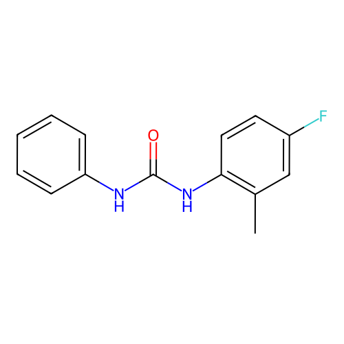 1-(4-Fluoro-2-methylphenyl)-3-phenylurea structure