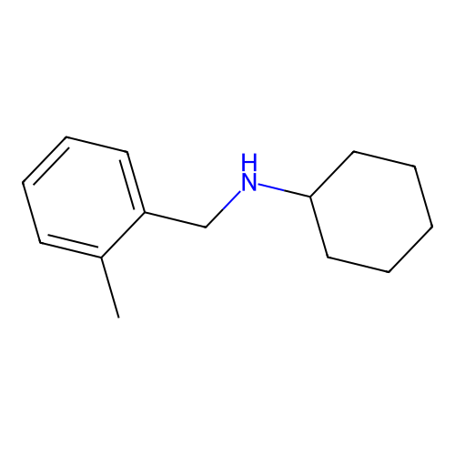 N-(2-methylbenzyl)cyclohexanamine structure