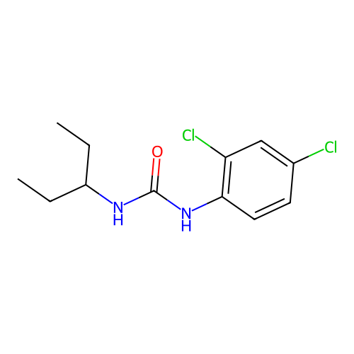 1-(2,4-Dichlorophenyl)-3-pentan-3-ylurea structure