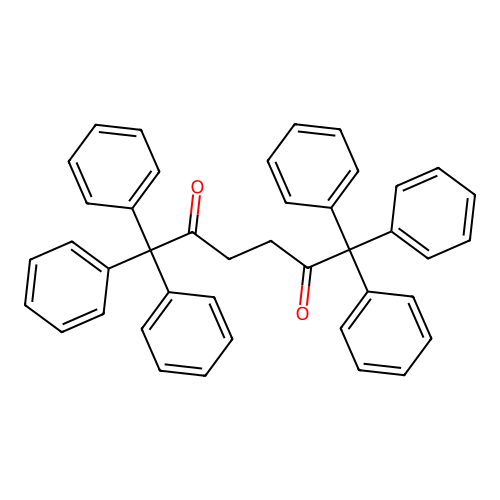 1,1,1,6,6,6-Hexaphenyl-hexane-2,5-dione structure