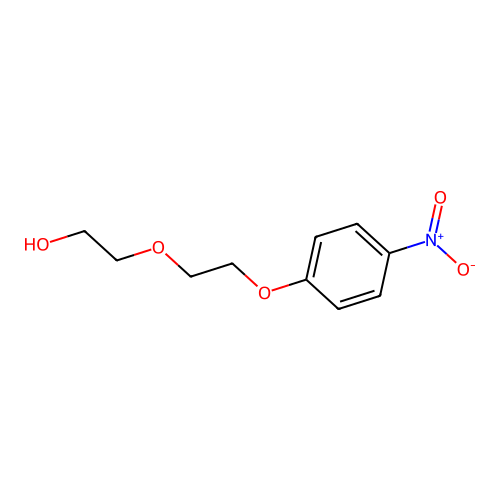 2-[2-(4-Nitrophenoxy)ethoxy]ethanol structure