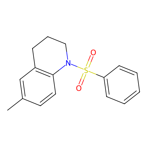 6-Methyl-1-(phenylsulfonyl)-1,2,3,4-tetrahydroquinoline structure