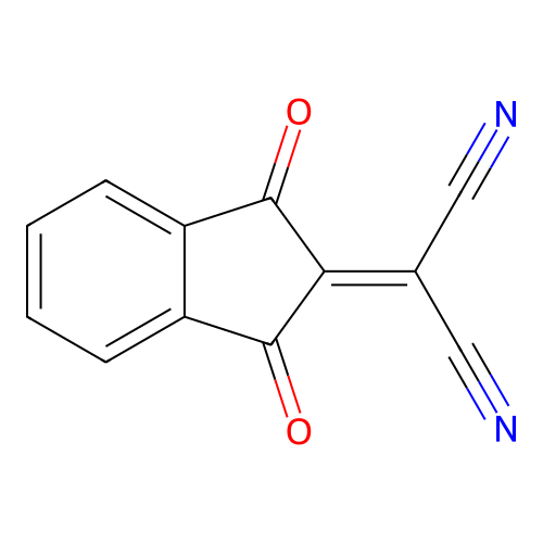 2-(Dicyanomethylene)indan-1,3-dione structure