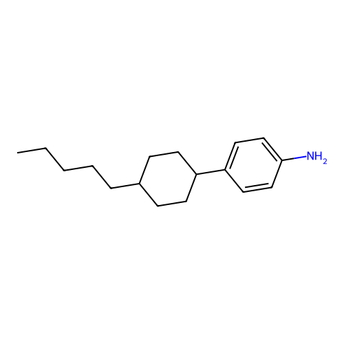 4-(4-Pentylcyclohexyl)aniline structure