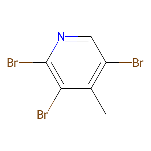 2,3,5-Tribromo-4-methylpyridine structure