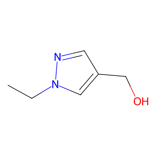(1-ethyl-1H-pyrazol-4-yl)methanol structure
