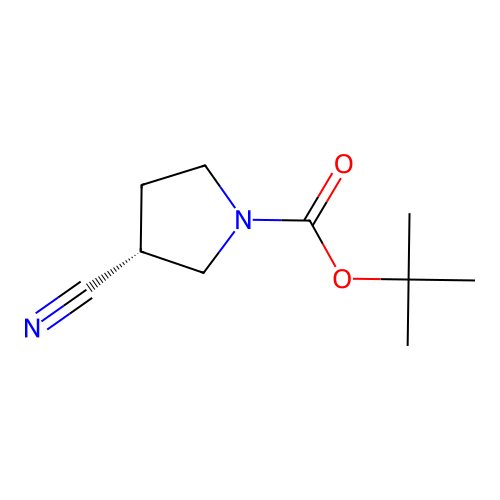 (R)-1-Boc-3-cyanopyrrolidine structure