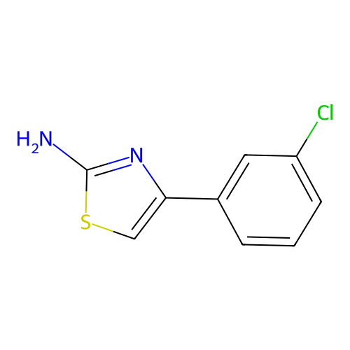 4-(3-Chlorophenyl)thiazol-2-amine structure