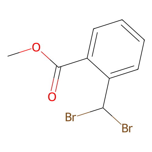 Methyl 2-(dibromomethyl)benzoate structure
