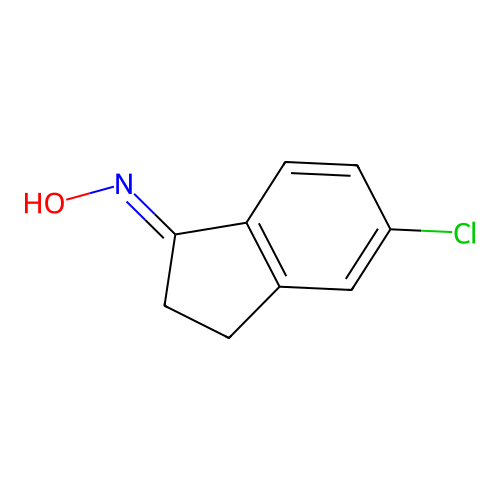 5-Chloro-1-indanone oxime structure