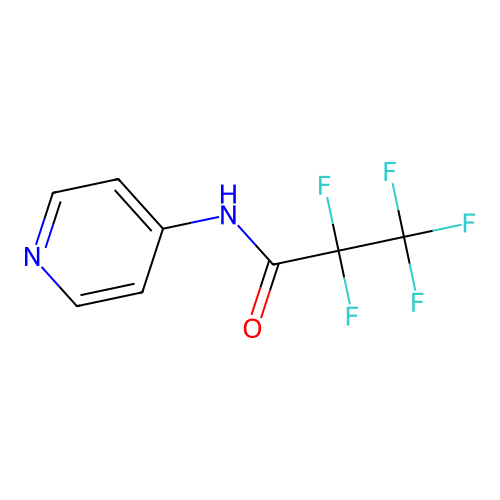 4-Aminopyridine, N-pentafluoropropionyl- structure