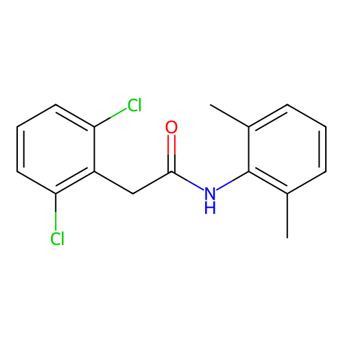 2,6-Dichloro-N-(2,6-dimethylphenyl)benzeneacetamide structure