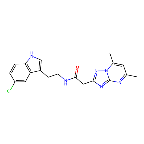 C19H19ClN6O structure