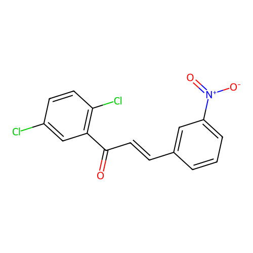 (2E)-1-(2,5-Dichlorophenyl)-3-(3-nitrophenyl)prop-2-en-1-one structure