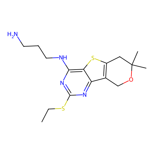 C16H24N4OS2 structure