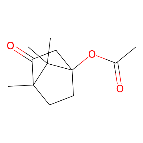 Bicyclo[2.2.1]heptan-2-one, 4-(acetyloxy)-1,7,7-trimethyl- structure