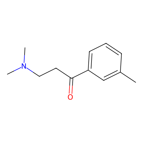 3-(Dimethylamino)-1-(3-methylphenyl)propan-1-one structure