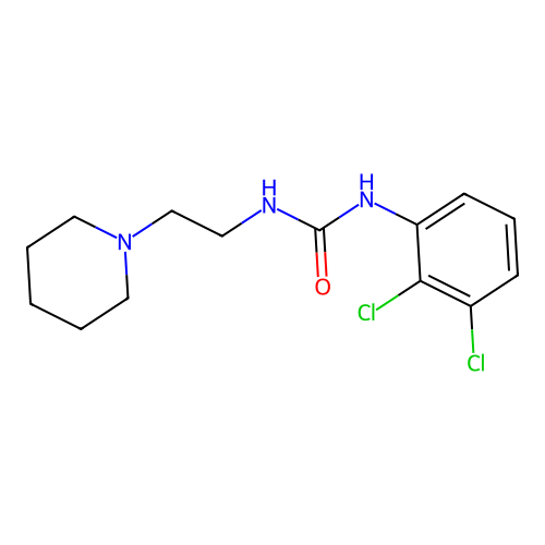 1-(2,3-Dichlorophenyl)-3-(2-piperidin-1-ylethyl)urea structure